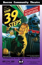 39 steps play poster theater