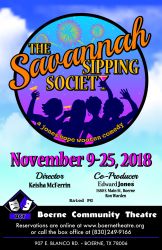 the savannah sipping society play poster theater 2018