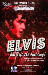elvis has left the building play poster