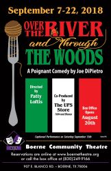 over the river an through the woods play poster