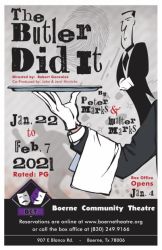the butler did it playbill poster