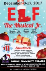 elf the musical play poster theater