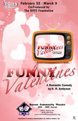 funny valentine play poster