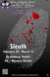 sleuth playbill poster adult theater