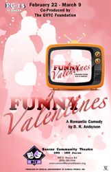 funny valentine play poster