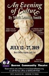 evening of culture play poster theater