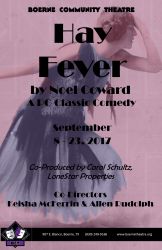 hay fever playbill poster
