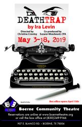 deathtrap BCT play poster theater